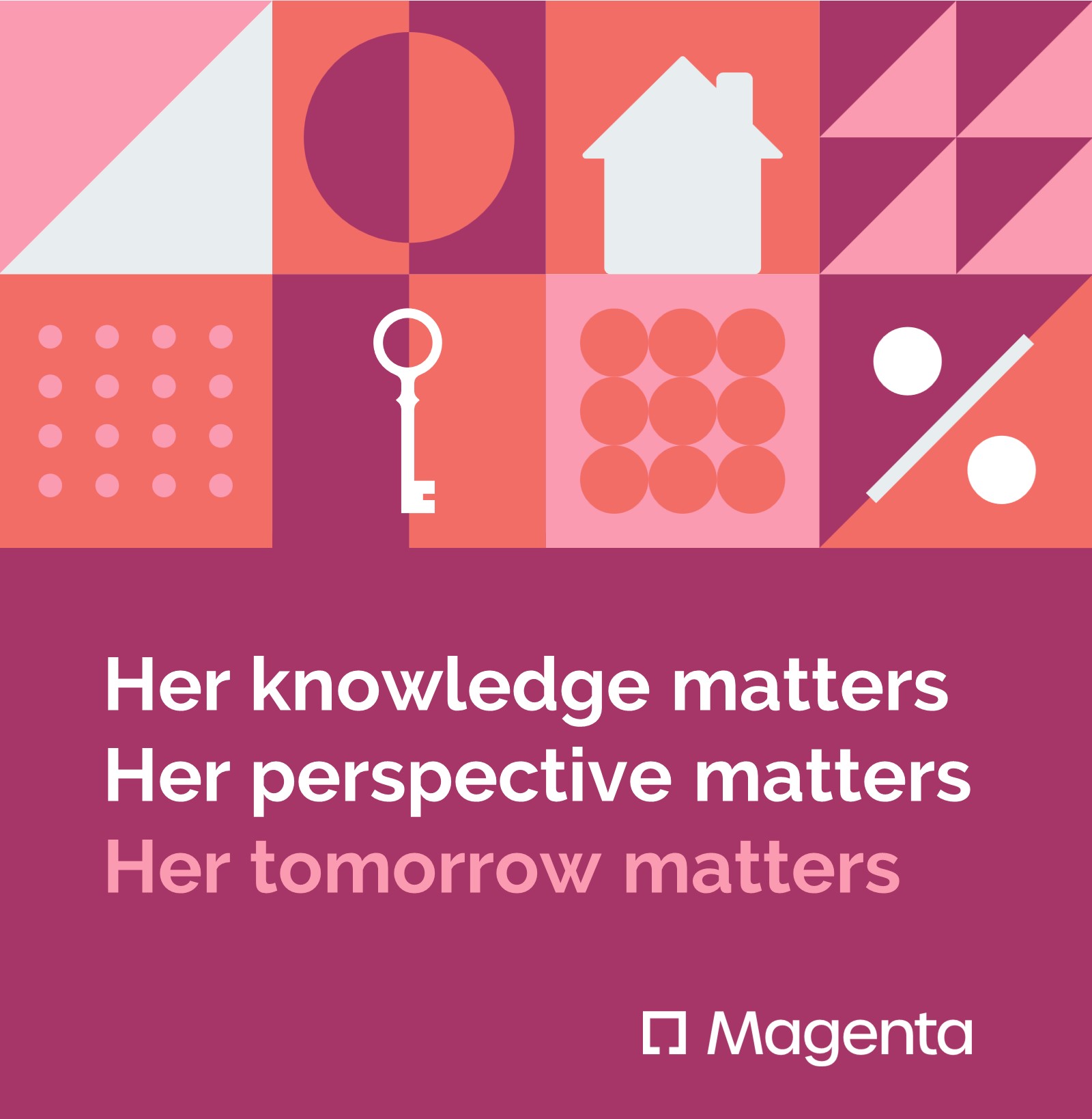 Magenta | Women in Mortgages – Her tomorrow matters